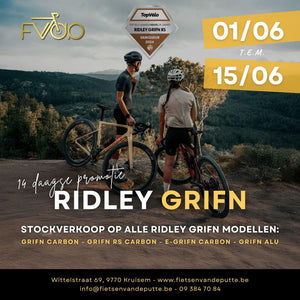 RIDLEY GRIFN 15 DAAGSE STOCKVERKOOP
